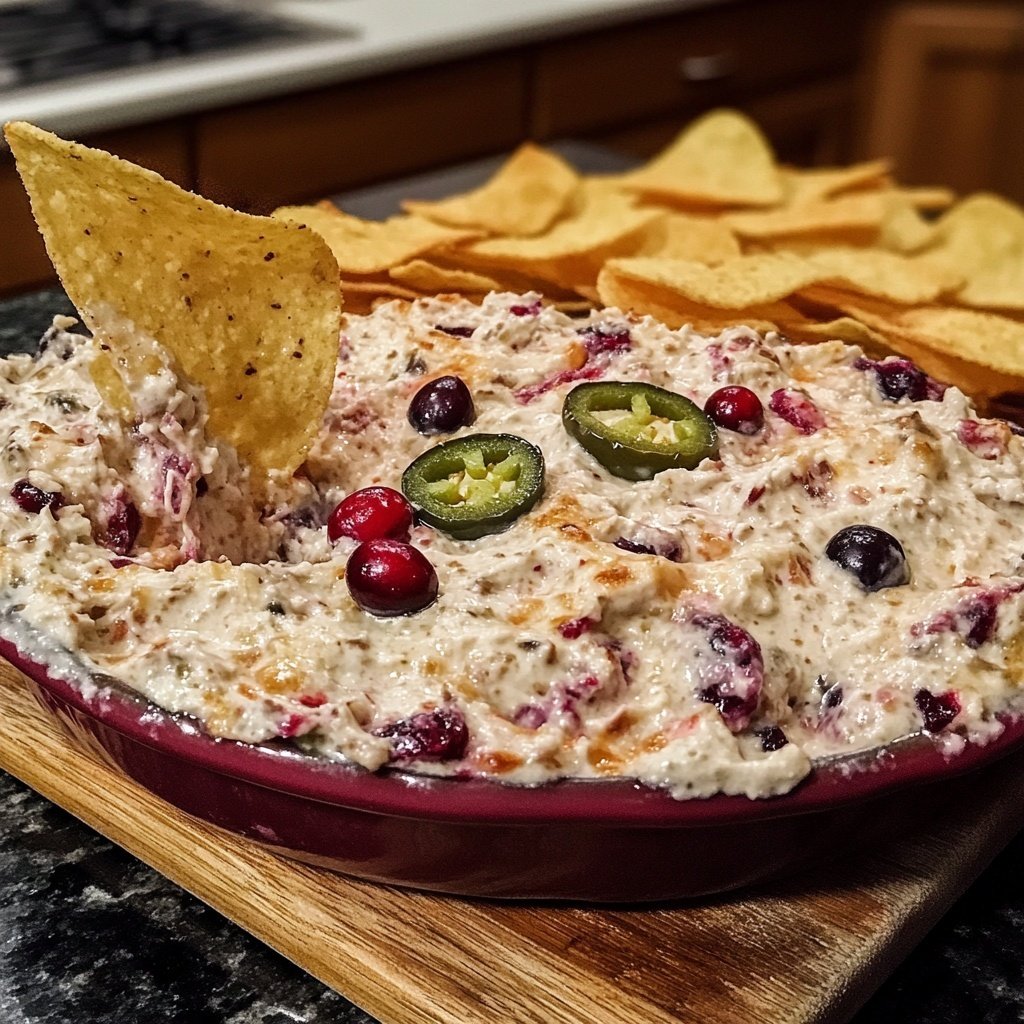Quick Cranberry Jalapeno Dip