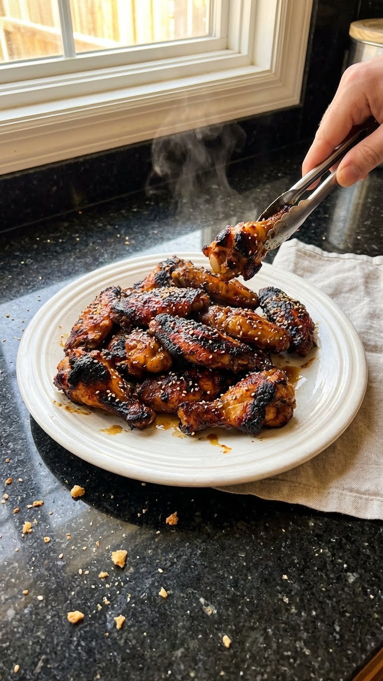 Honey Garlic Chicken Wing Bliss