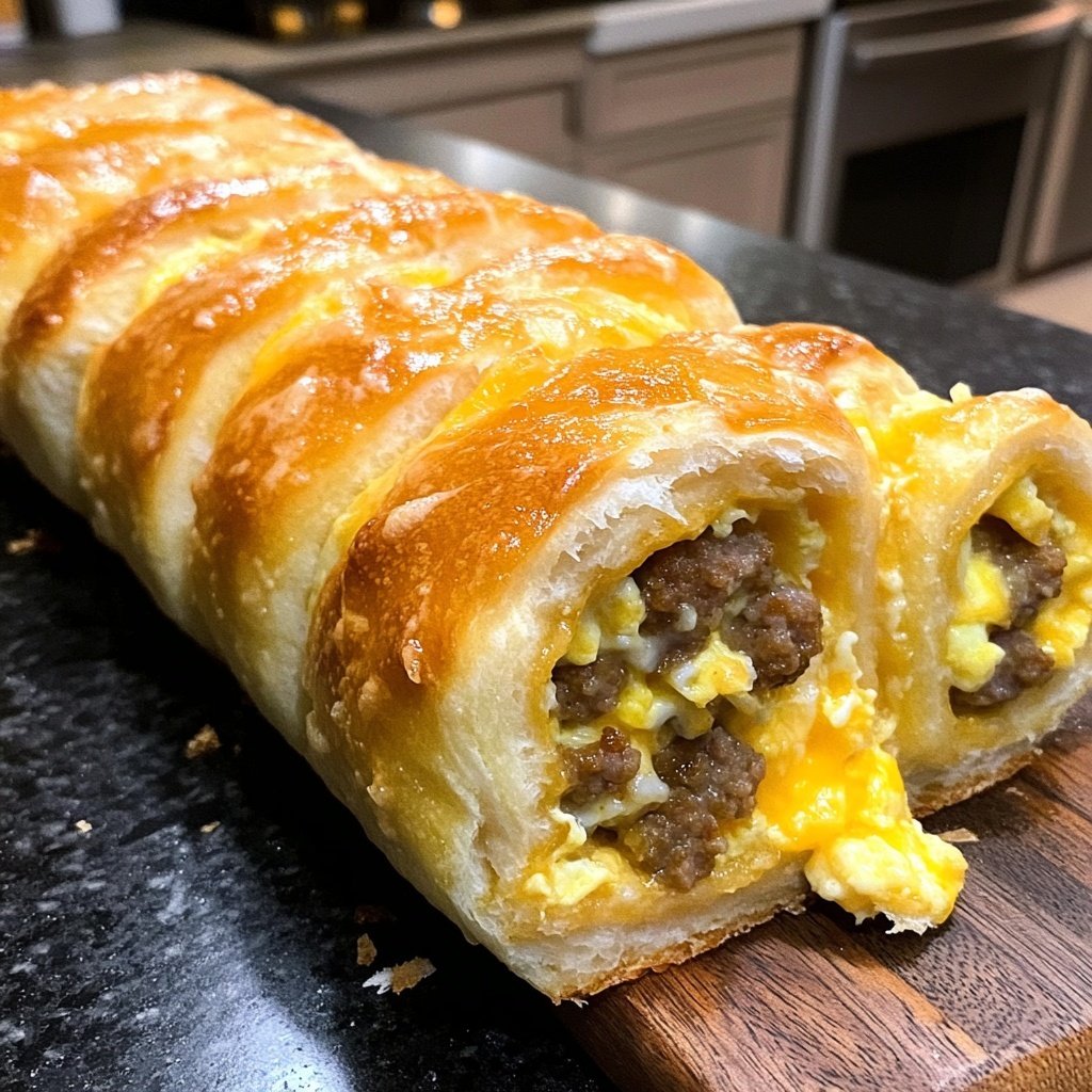 Quick & Delicious Sausage Egg Breakfast Rolls