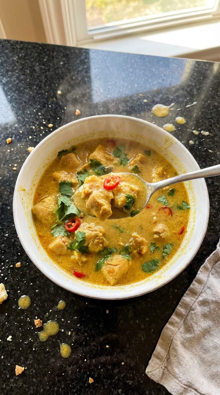 Curry Chicken Coconut Soup