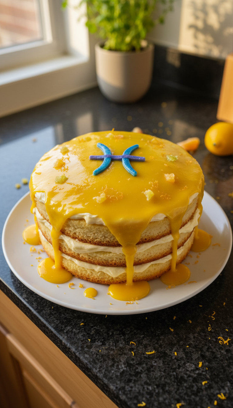 Pisces Citrus Cake