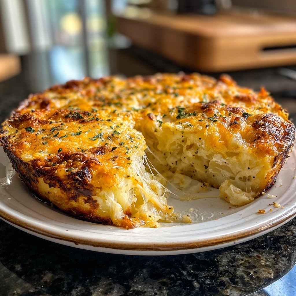 Cheesy Garlic Potato Casserole