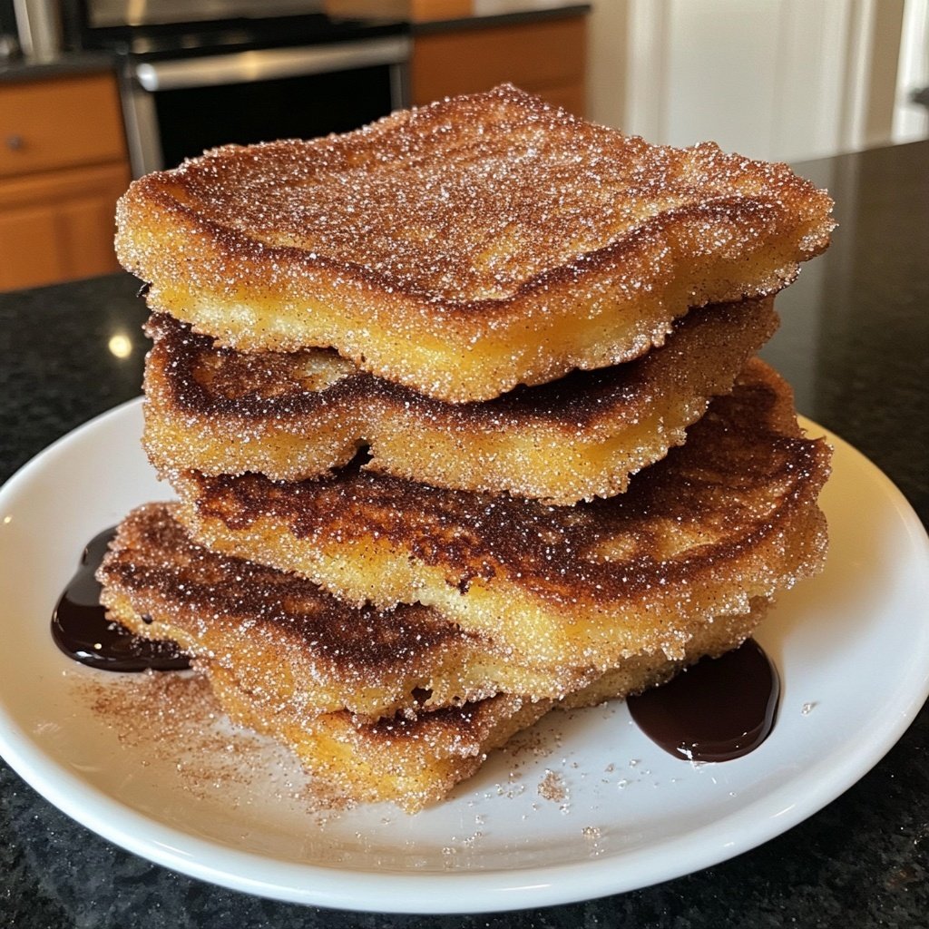 Irresistible Spanish Churro Pancakes