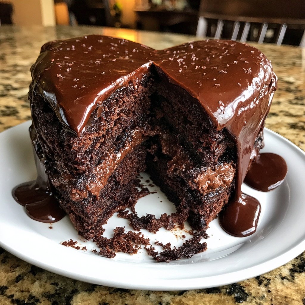Galentine's Sweetheart Chocolate Cake