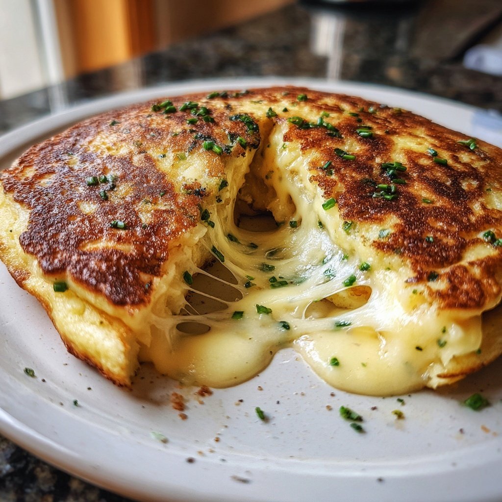 Cheese And Chives Pancakes