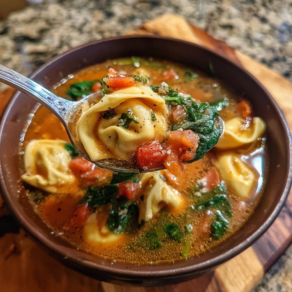 Tuscan Tortellini Soup
