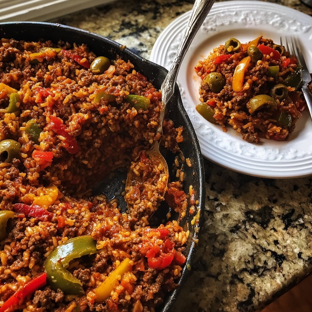 Stovetop Picadillo Spanish Beef Rice