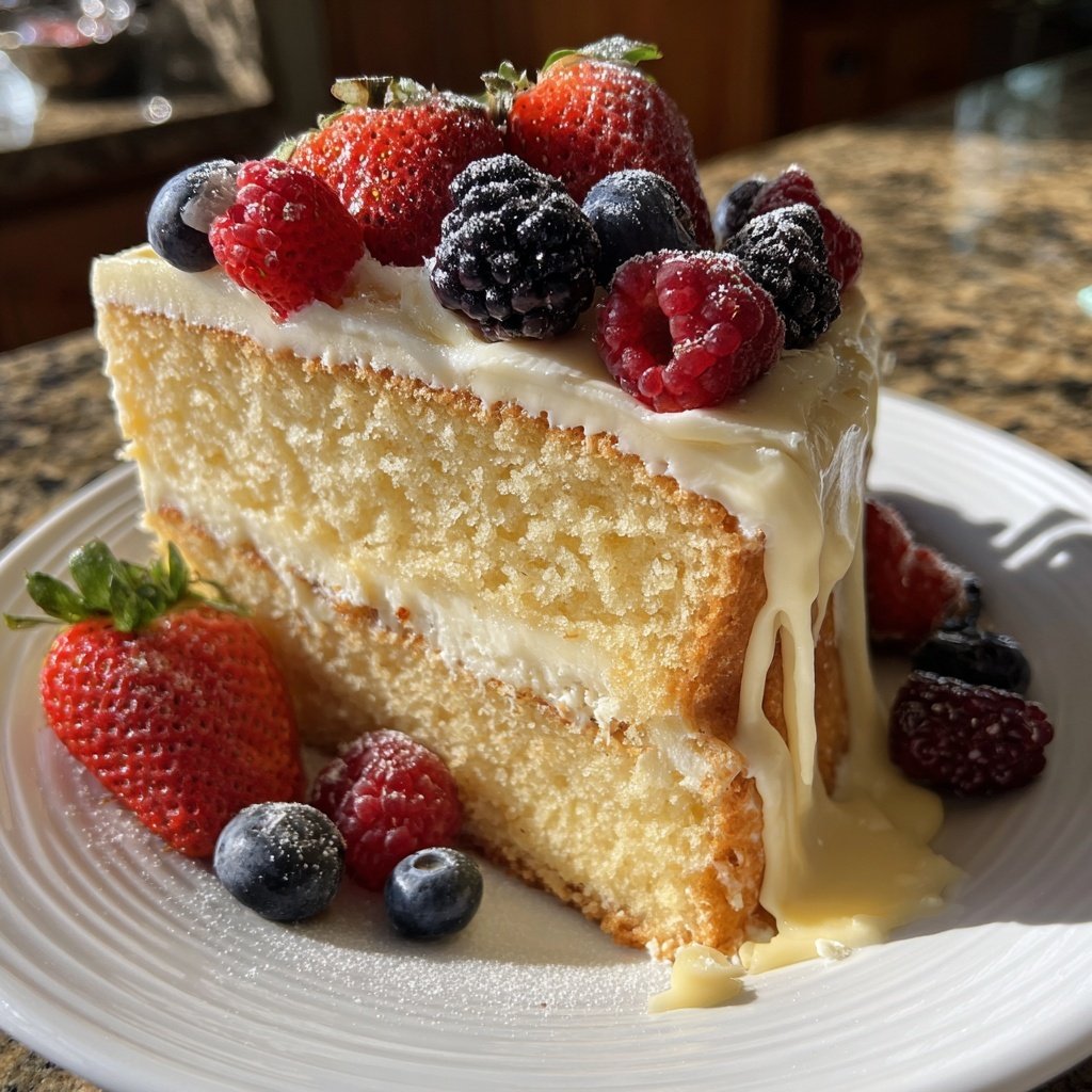 Decadent Vanilla Layer Cake