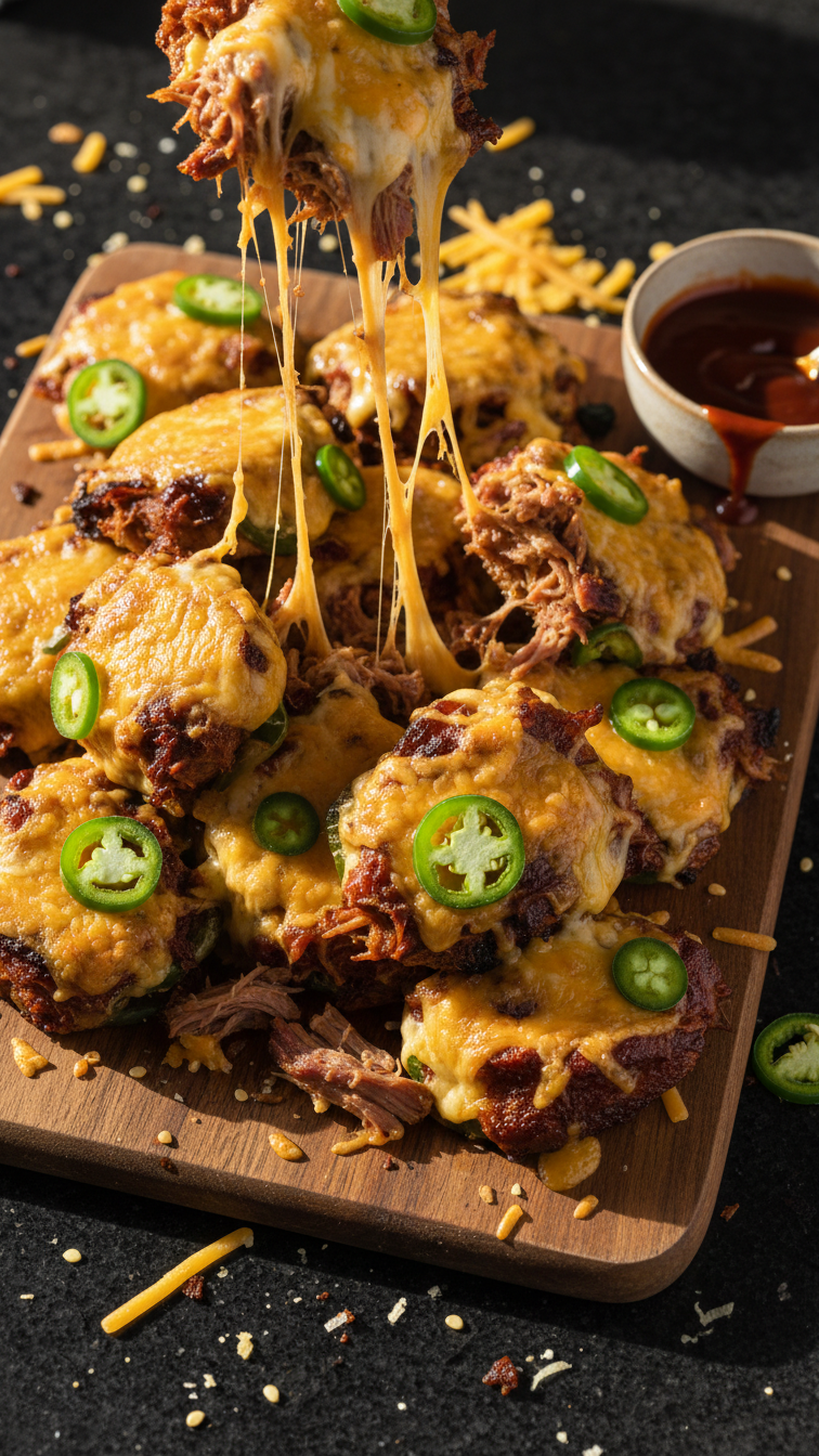 BBQ Pulled Pork Jalapenos