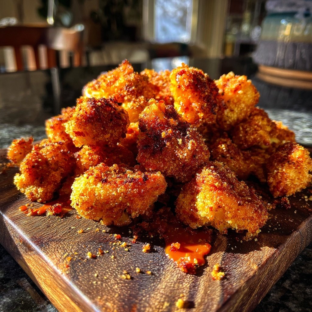 Crispy Cauliflower Bites with Sauce