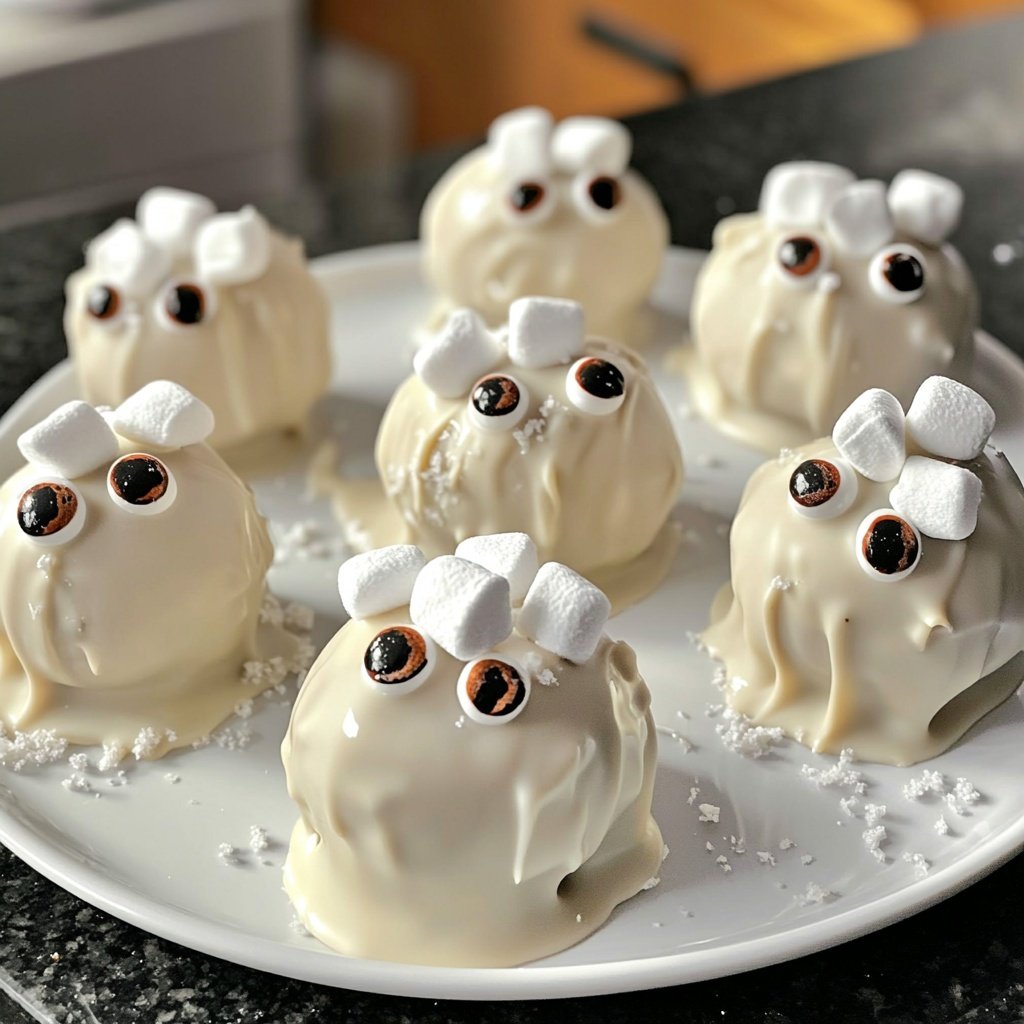 Melting Snowman Oreo Balls