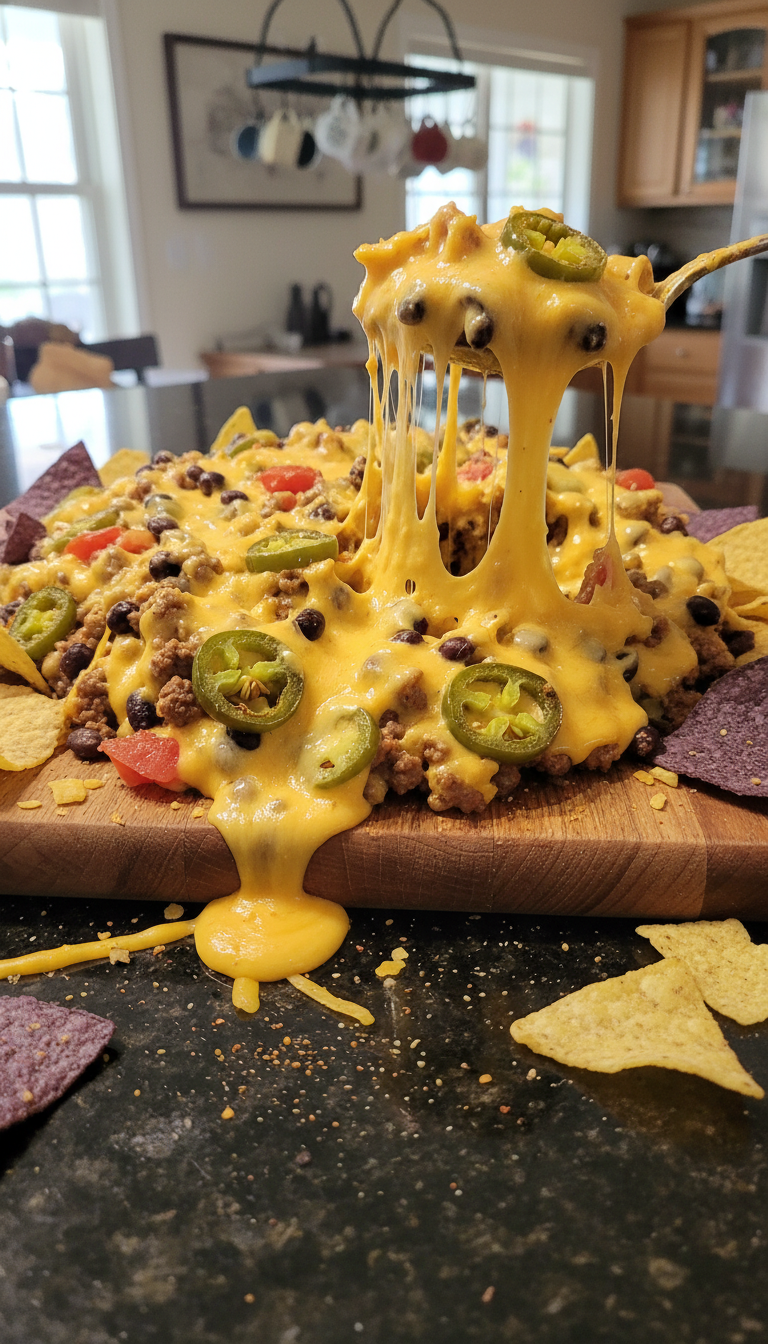 Loaded Nacho Cheese Dip