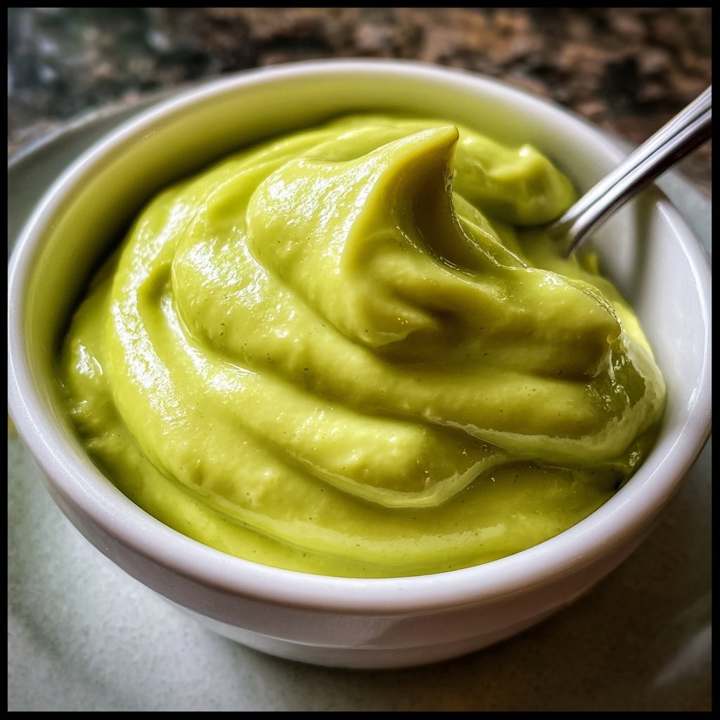 Avocado Creamy Homemade Mayonnaise