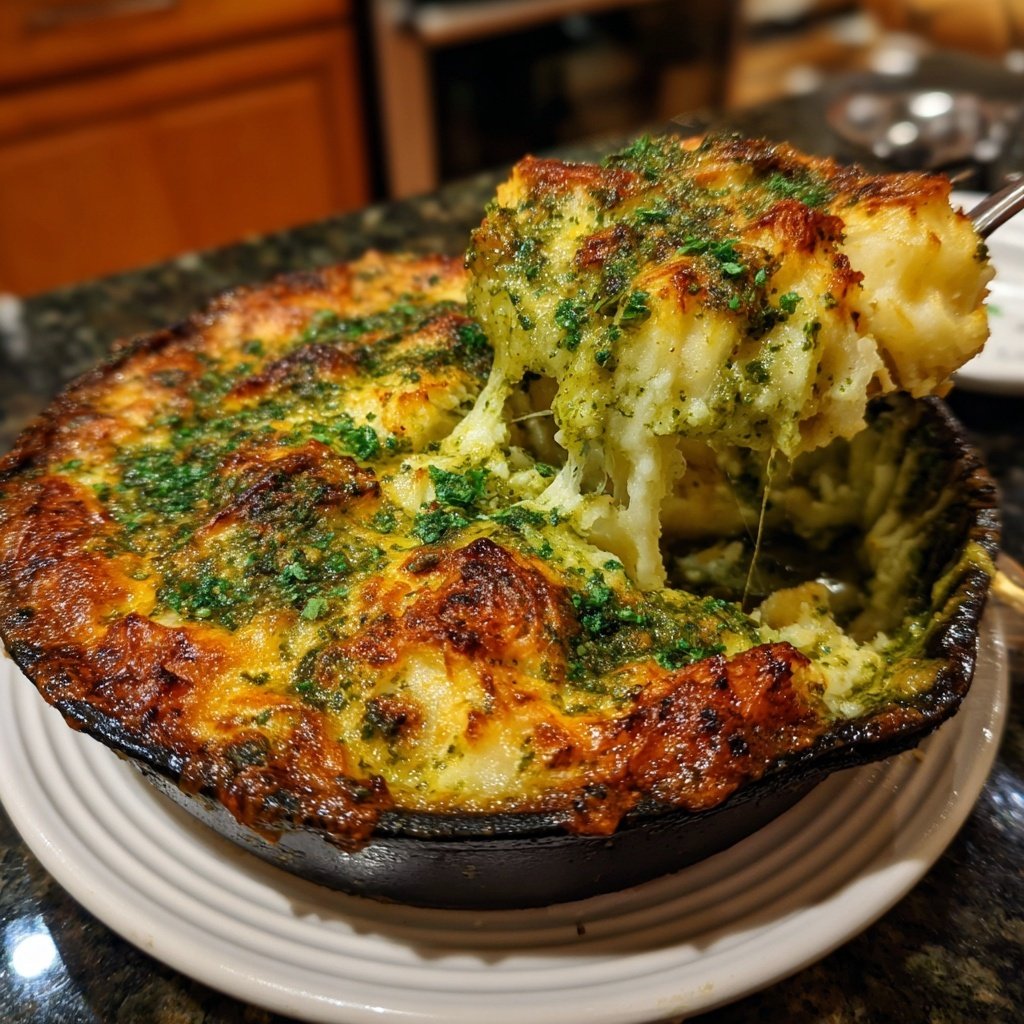 Pesto Chicken Shepherd's Pie Bake