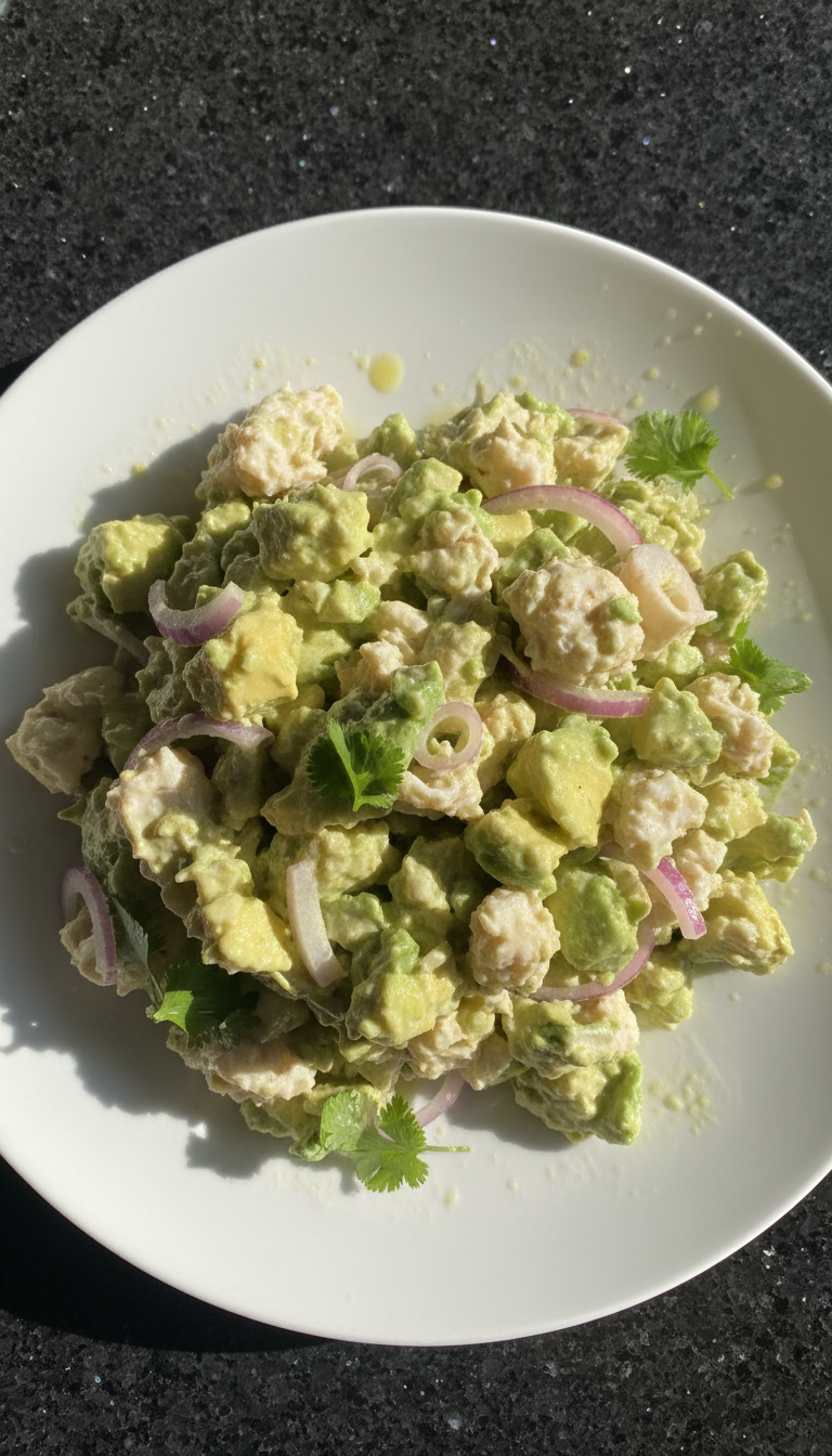 Creamy Avocado and Crab Salad