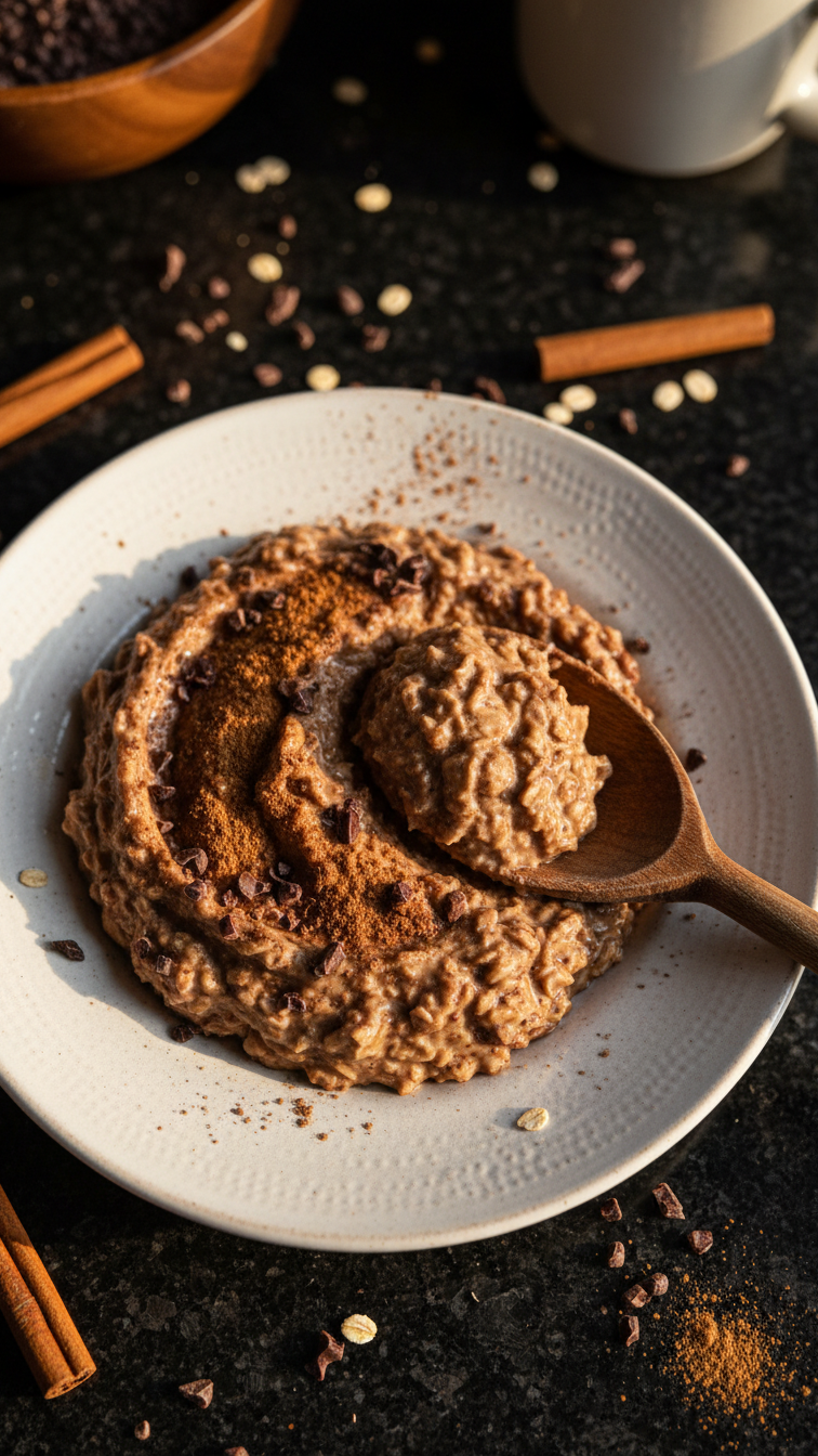 Cocoa Cinnamon Overnight Oats