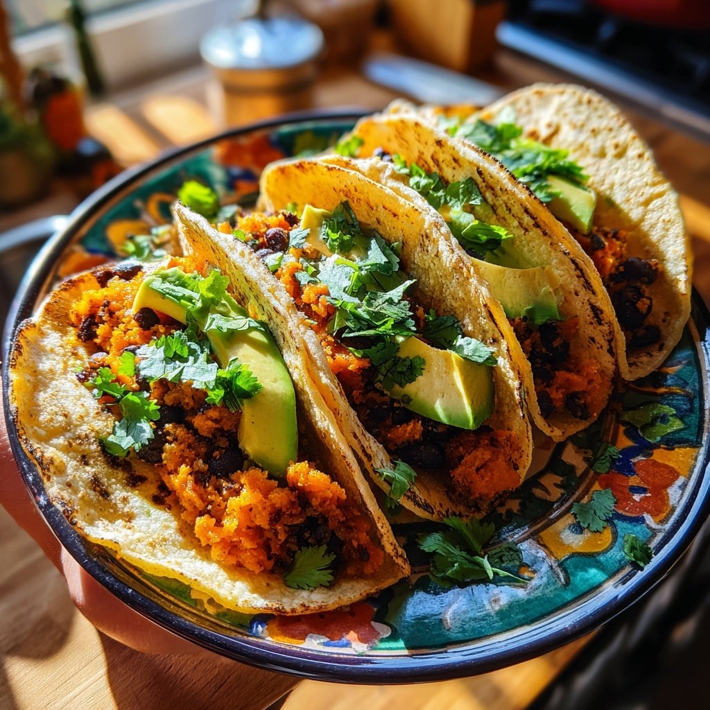Sweet Potato and Black Bean Tacos