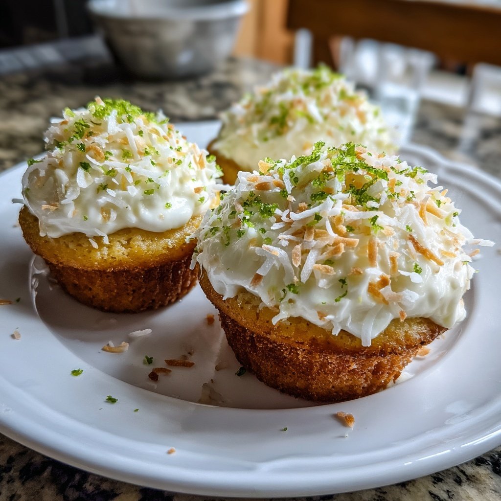 Coconut Lime Cupcakes Delight
