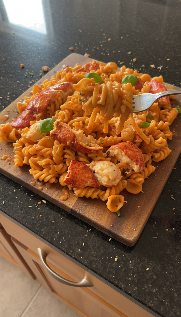 Creamy Lobster Tomato Pasta