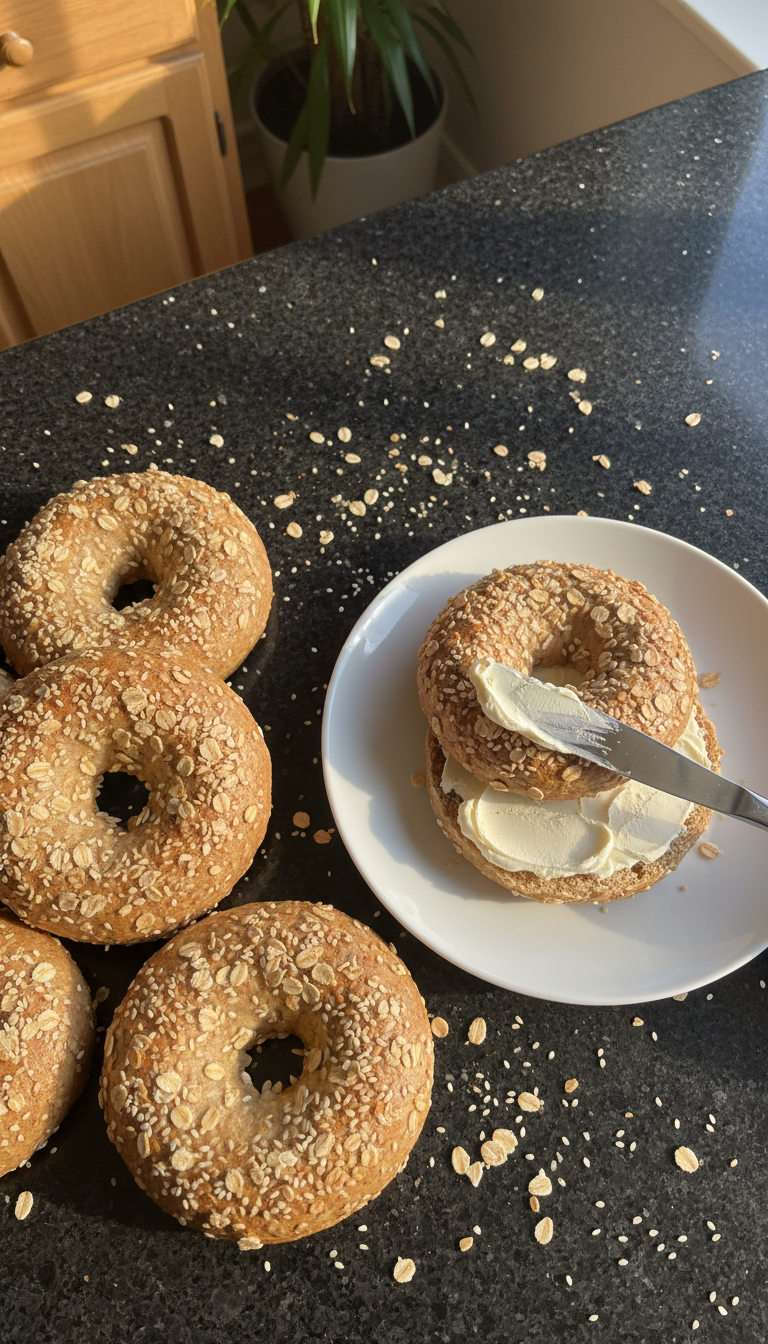 Protein Oatmeal Bagels