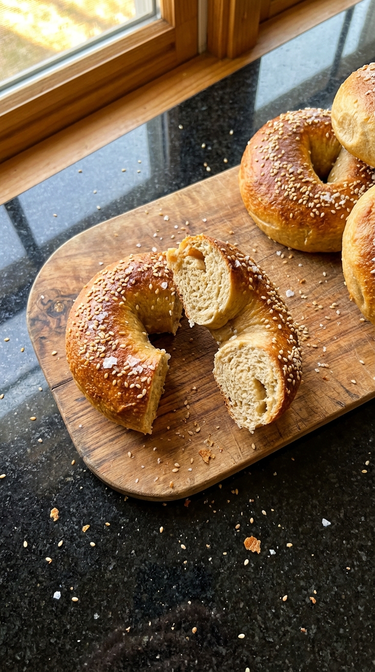 High-Protein Greek Bakery Bagels
