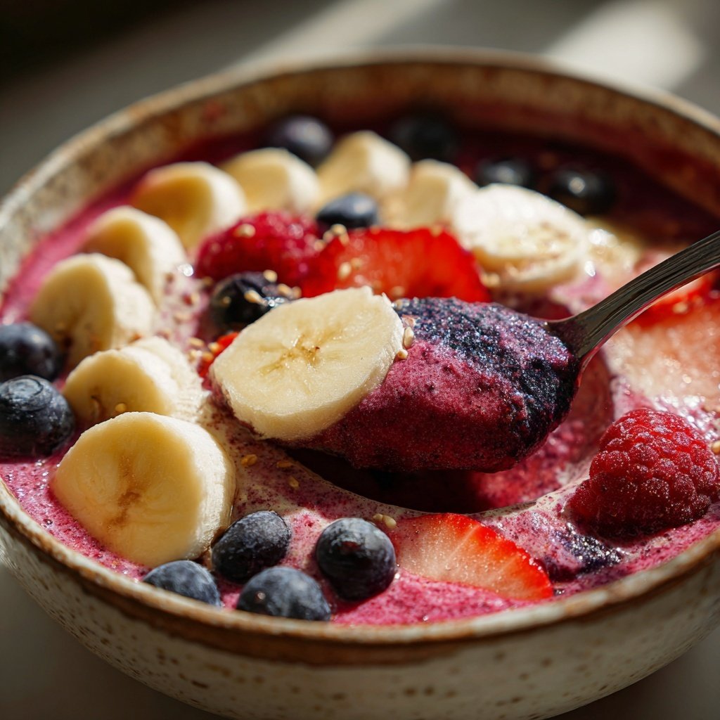Banana Berry Smoothie Bowl