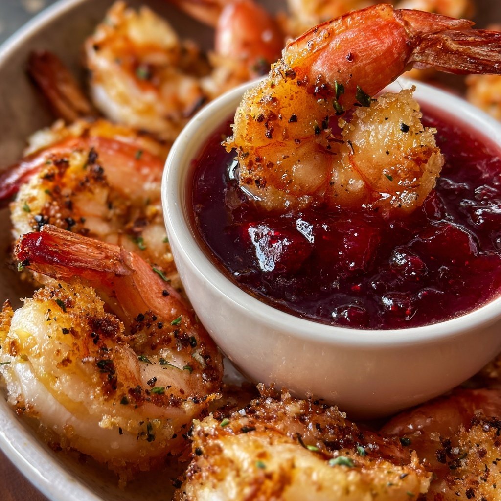 Roasted Shrimp Cranberry Cocktail Sauce