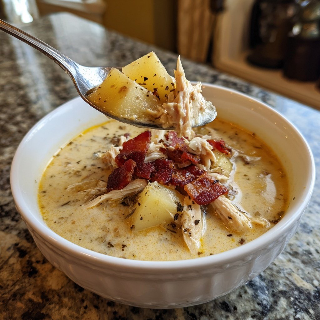 Chicken Potato Soup with Bacon