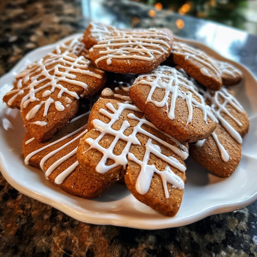 Gingerbread Cookies with Icing Details