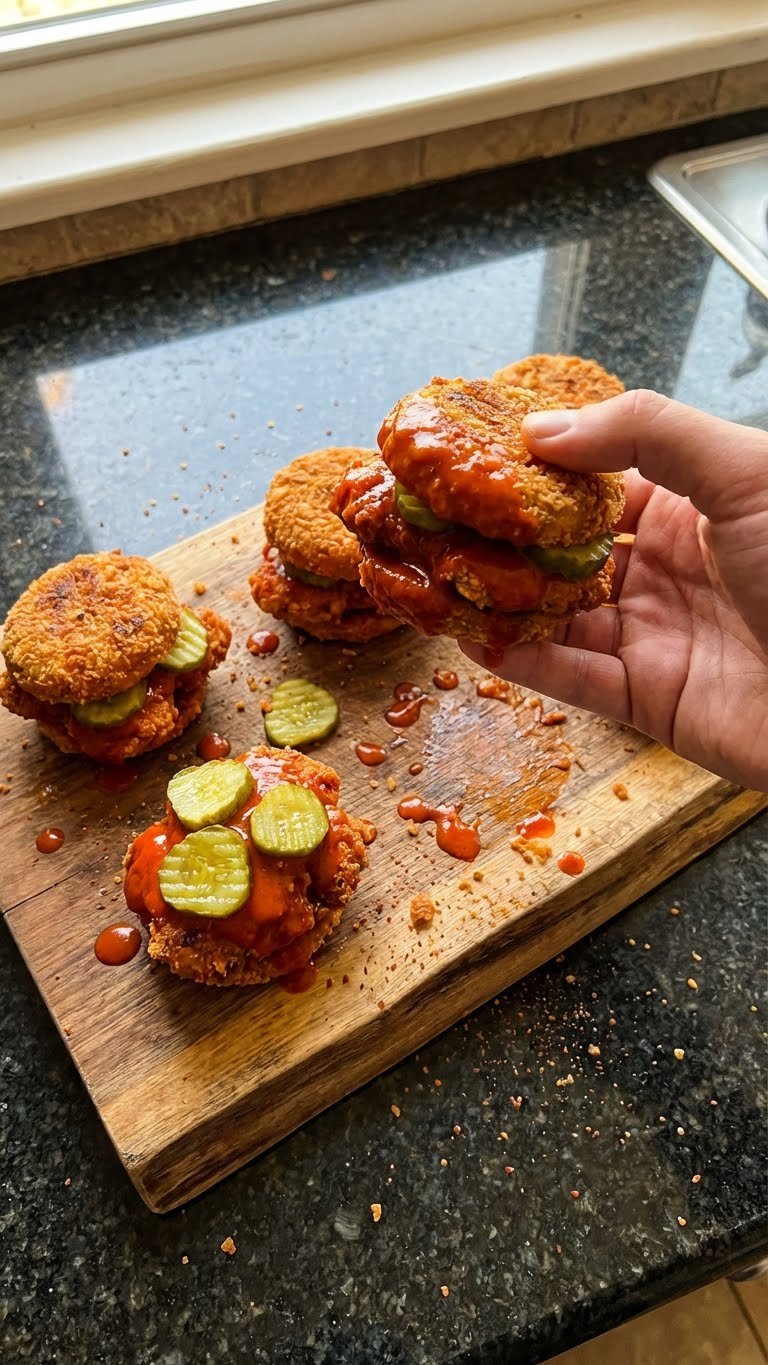 Bite-Sized Chicken Wing Burgers