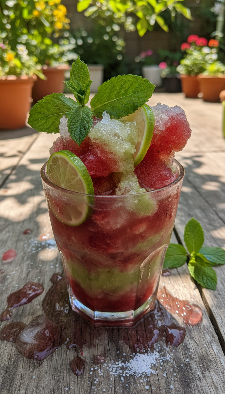 Strawberry Lime Cooler