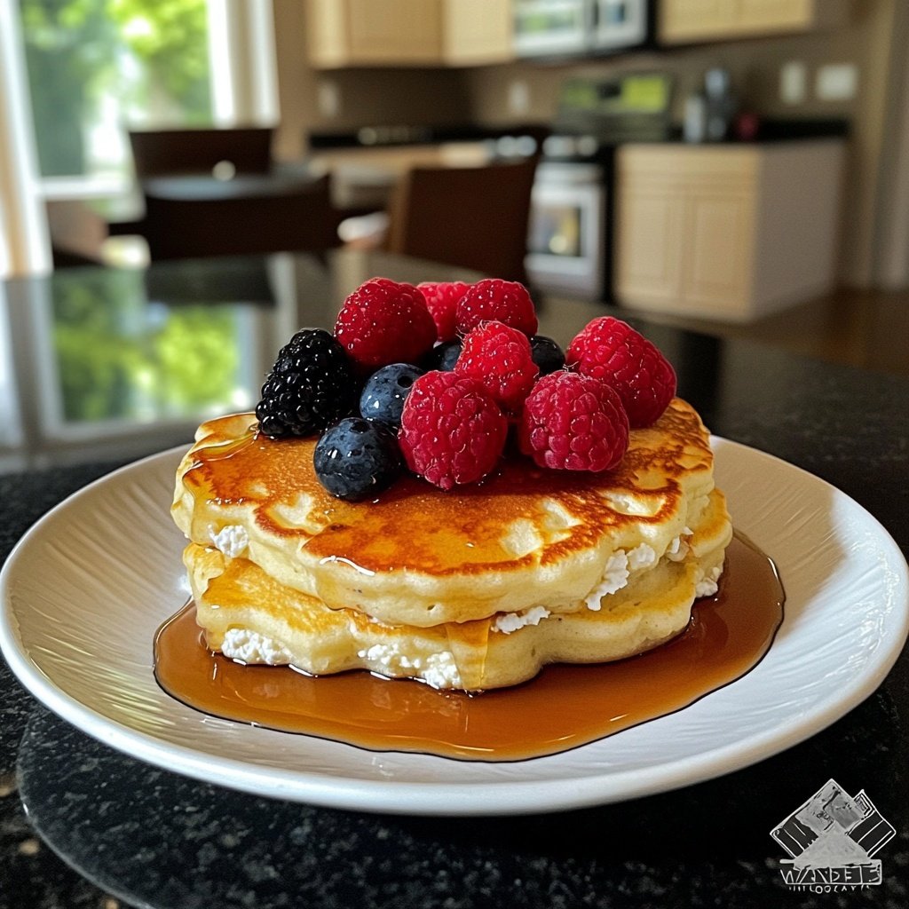 Fluffy Ricotta Pancakes